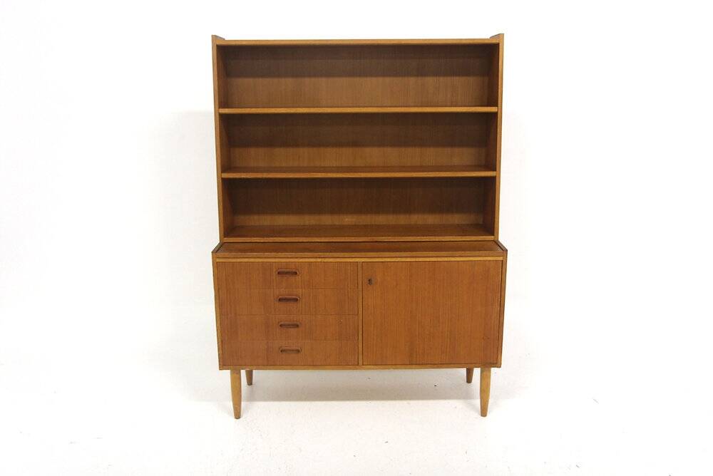 Secrétaire scandinave en teck, Suède, 1960