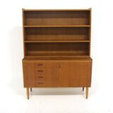 Secrétaire scandinave en teck, Suède, 1960