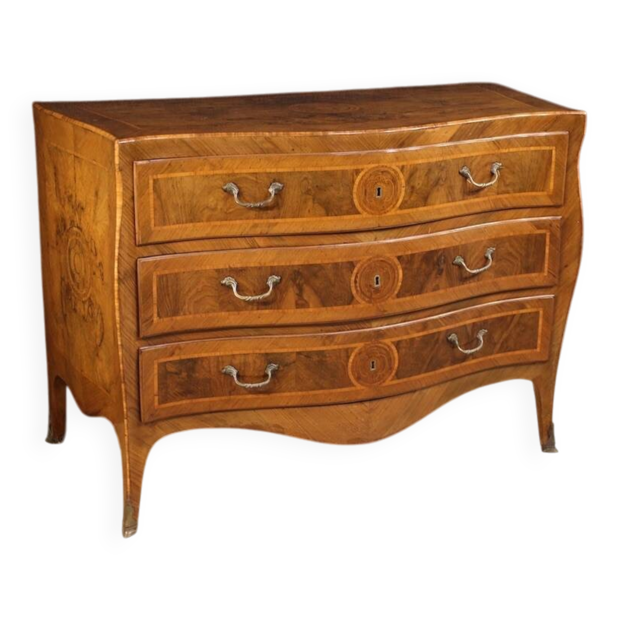 Commode néo-classique napolitaine du XVIIIe siècle de style Louis XV