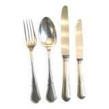 Maison Ercuis. Louis XV style silver-plated cutlery set