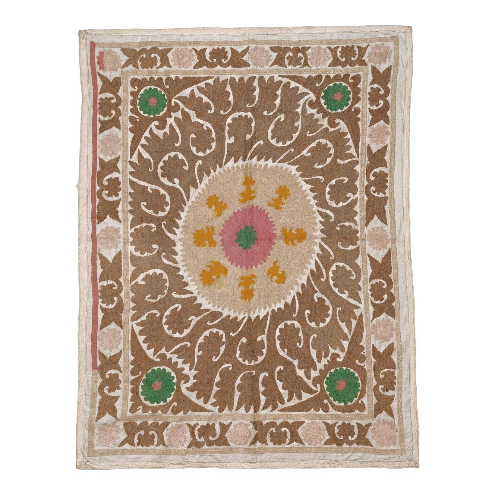 Vintage hand-embroidered tablecloth 116x160 cm