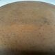 Large round stoneware dish signed Vallauris origin Diameter 30 cm