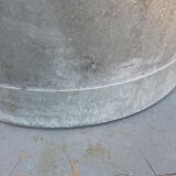 Vintage zinc galvanized steel bucket