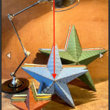 Blue amish star 56cm