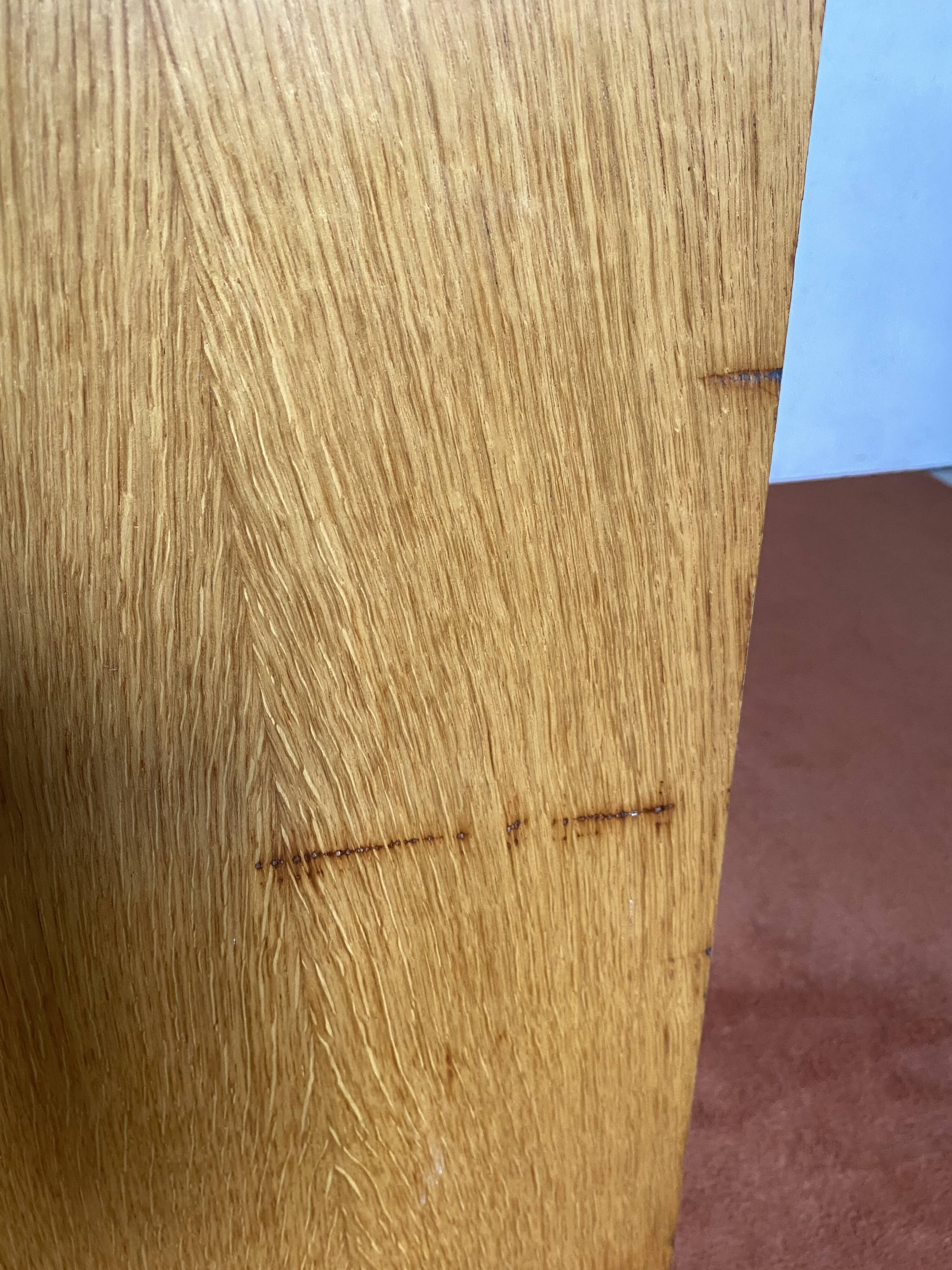 Vintage light oak chest of drawers