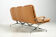 Three Seater Sofa in Leather by Strässle, Switzerland - 1960's