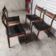 Vintage Scandinavian chairs Gessef teak 1960