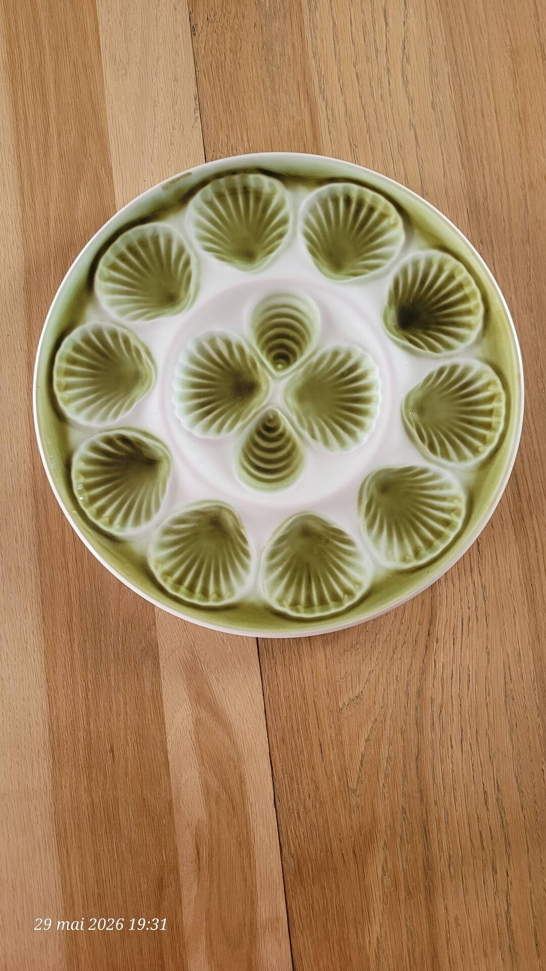 Oyster dish in earthenware - Orchies