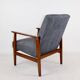 Vintage Black Club Armchair, 1970s