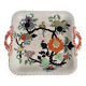 Square dish with handles Mason's Patent Ironstone Imari decoration circa 1900 24 cm