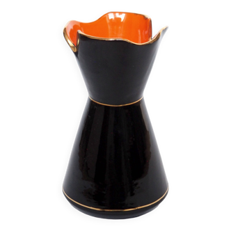 Black Vallauris vase