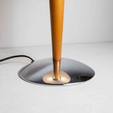 Liner lamp 1980 wood and chrome