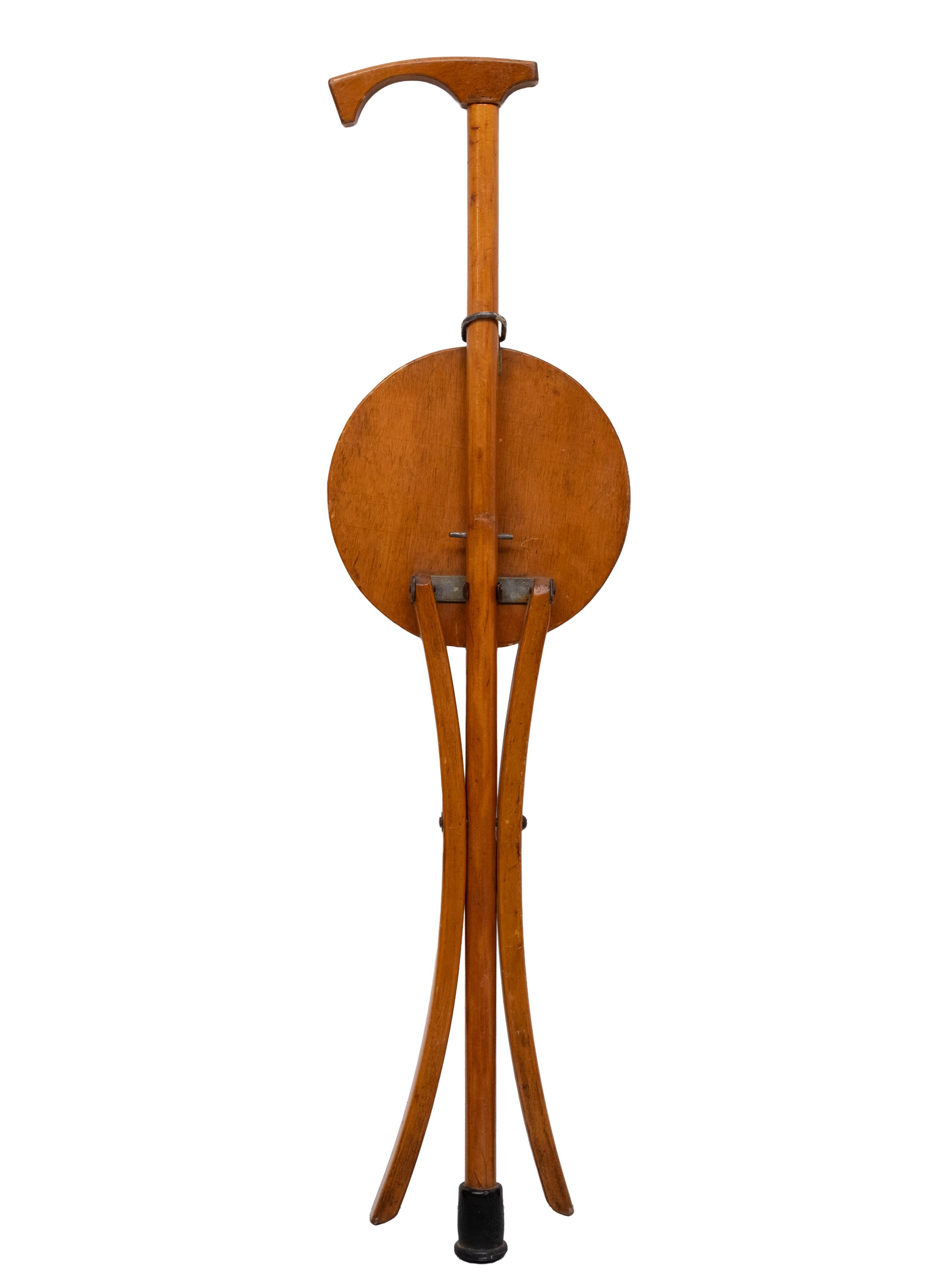 A Finnish folding chair designed for the 1952 summer Olympics in Helsinki.