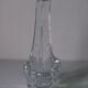 Ancien pied de lampe en verre courbé massif 34 cm pour 3,4 kilos chevet