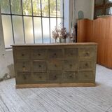 Green patina workshop furniture