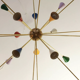 Lustre sputnik multicolore