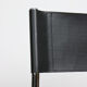 Vintage black leather bauhaus chair, italy
