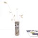 Ceramic vase decorated with thistle flowers signed Paulet