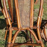 Vintage Rattan and Cane Dining Room