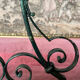 Umbrella stand in enameled cast iron and vintage iron