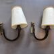 Pair of vintage wall lights from the 1950s.