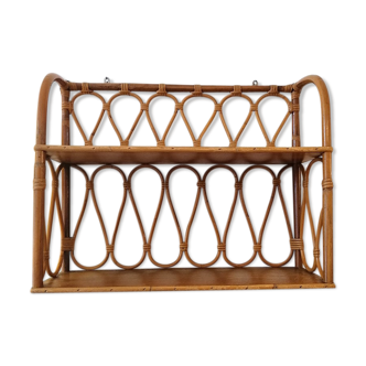 Rattan shelf, 1960