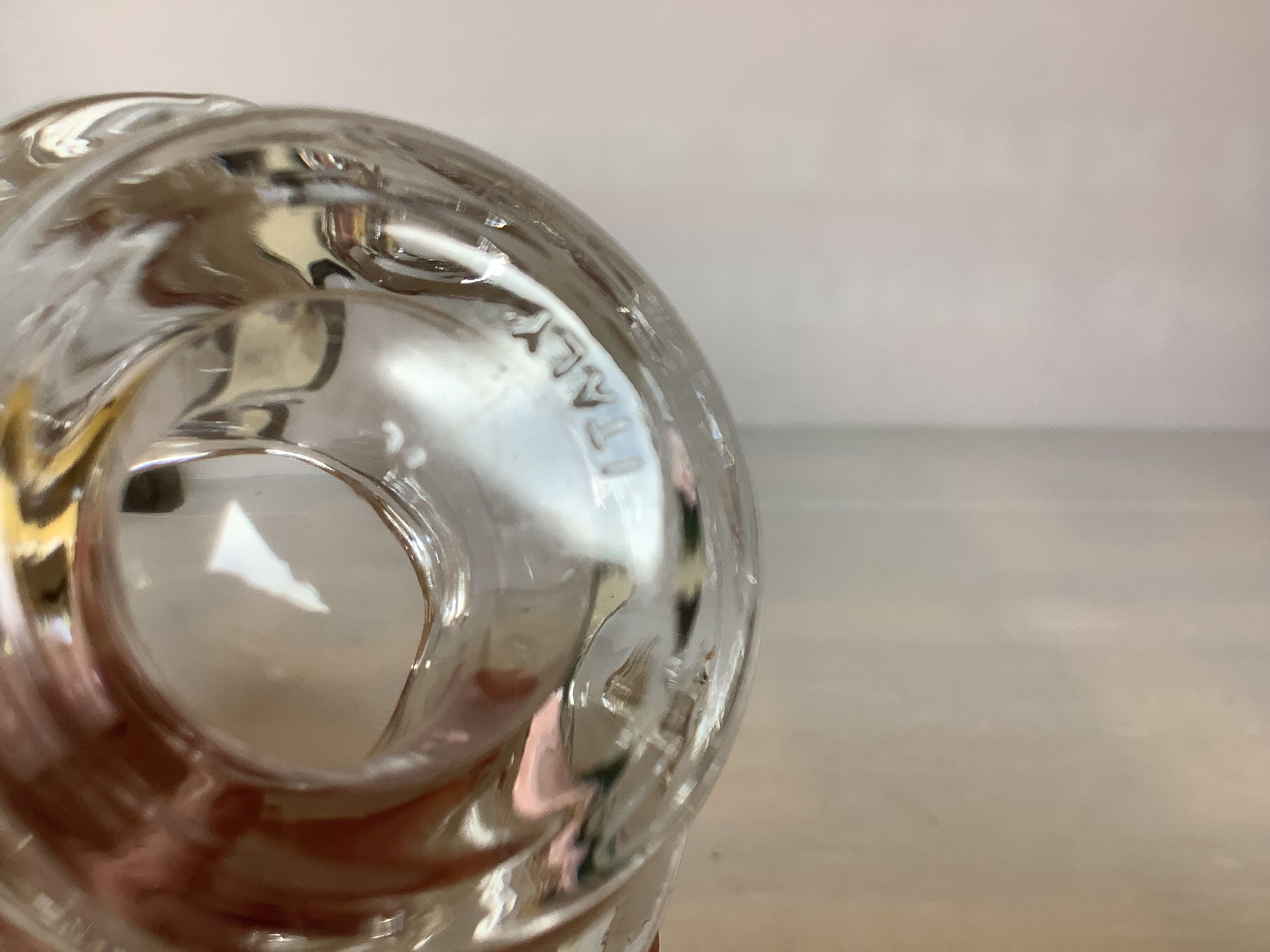 Five candle holders or egg cups designed by Joe Colombo.