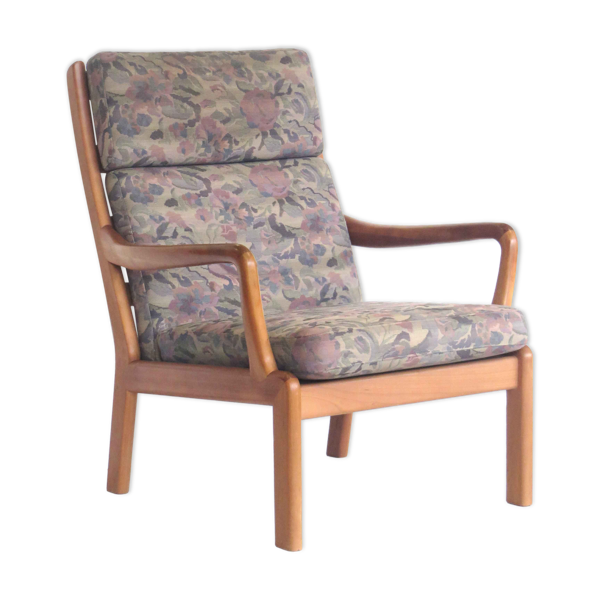 Fauteuil vintage design danois par L. Olsen & Son fabriqué dans les années 1960
