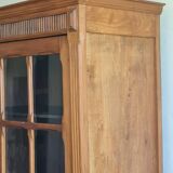 Antique Parisian glass cabinet in the style of a hosier