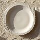 Large serving dish in fine white Limoges porcelain, vintage/antique.