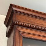 19th century walnut display case