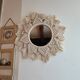 Handmade macramé mirror