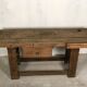 Old workbench in raw solid oak 1920