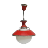 Metal and glass chandelier style boat