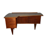 Peter Lovig Nielsen's Scandinavian teak boomerang desk from the 60s