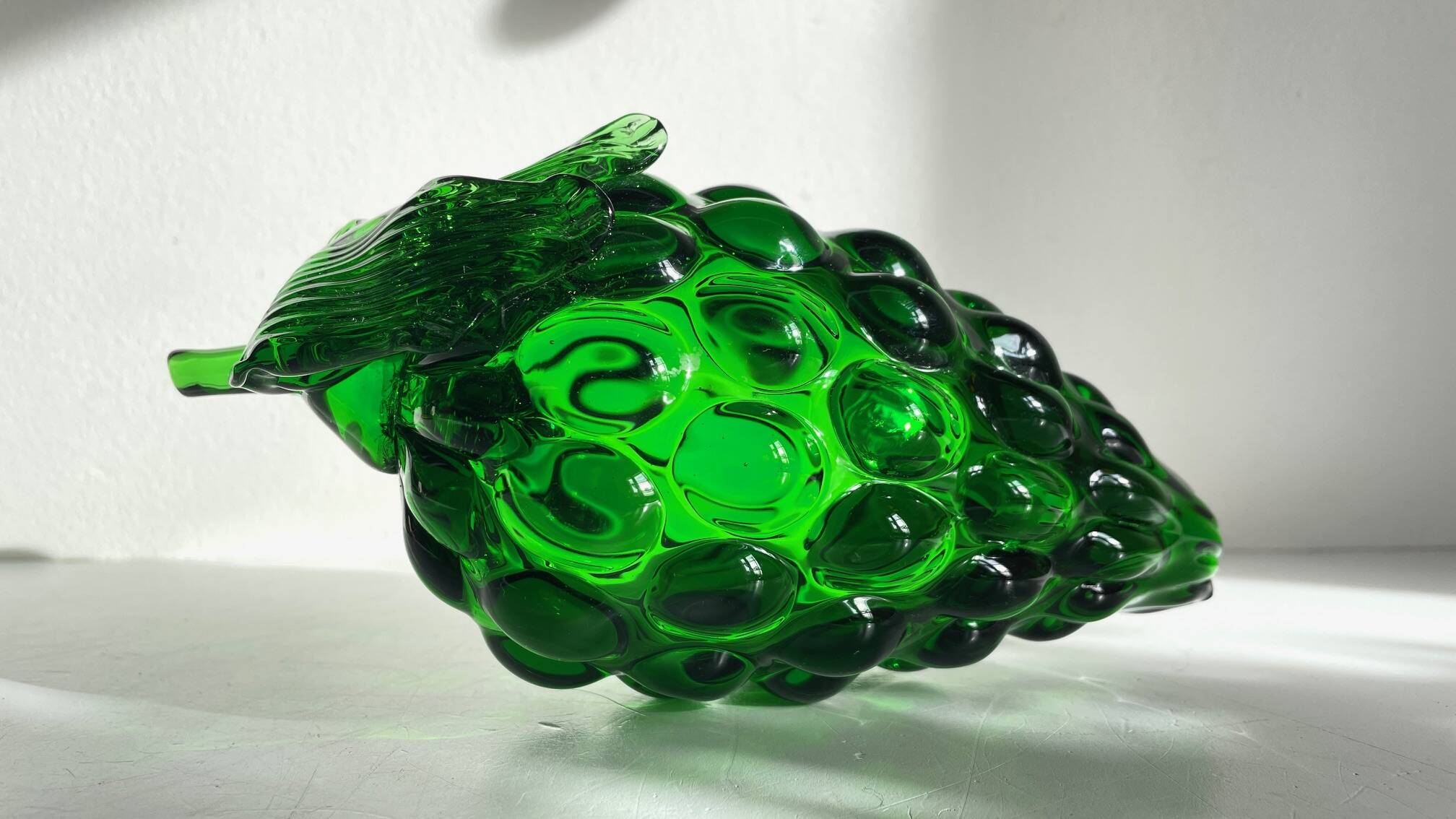 Grappe de RAISIN Verre Vert VINTAGE