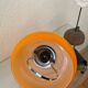 Vintage orange opaline pendant light