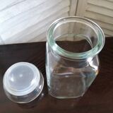 Apothecary style glass jar