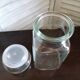 Apothecary style glass jar