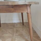 Wooden round table