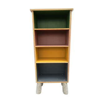 Colorful solid wood shelf