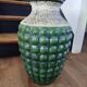 Grand vase allemand en faïence émaillée, Années 1950