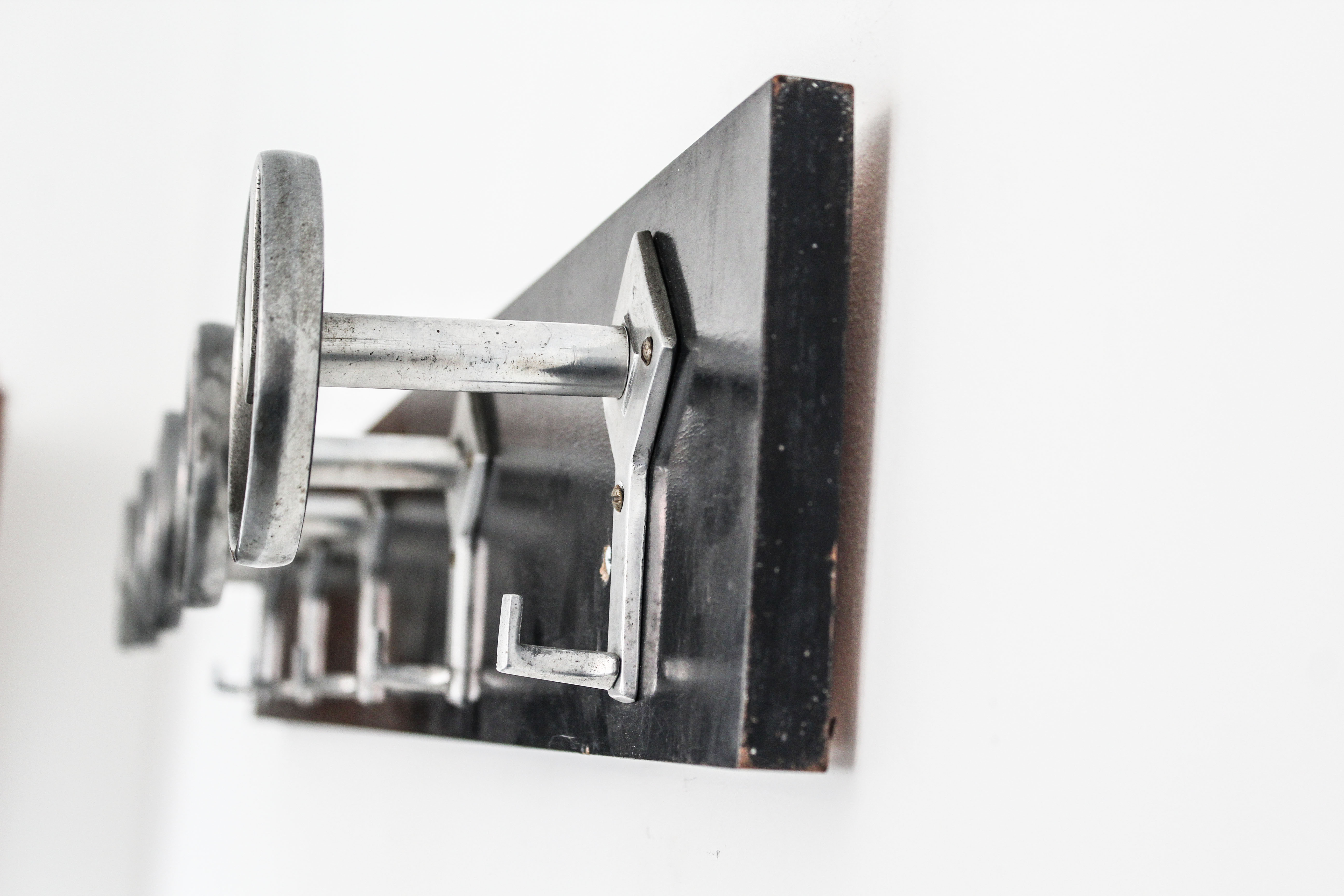 Hang wall clothes, Italy 70s.