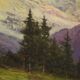 Landscape signed Bentivoglio from the first half of the 20th century