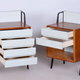 Restored MidCentury Cabinet Set, Mahogany, Revived Polish, Central Europe, 1950s