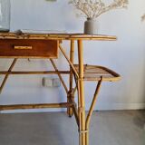 Vintage rattan desk