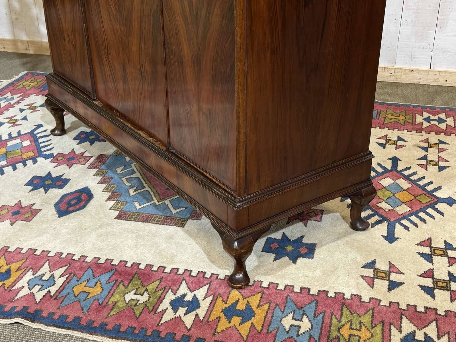 English wardrobe from the 1930s in walnut.