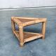 Handcrafted Bamboo Corner Table Set, 1970s, Set of 2