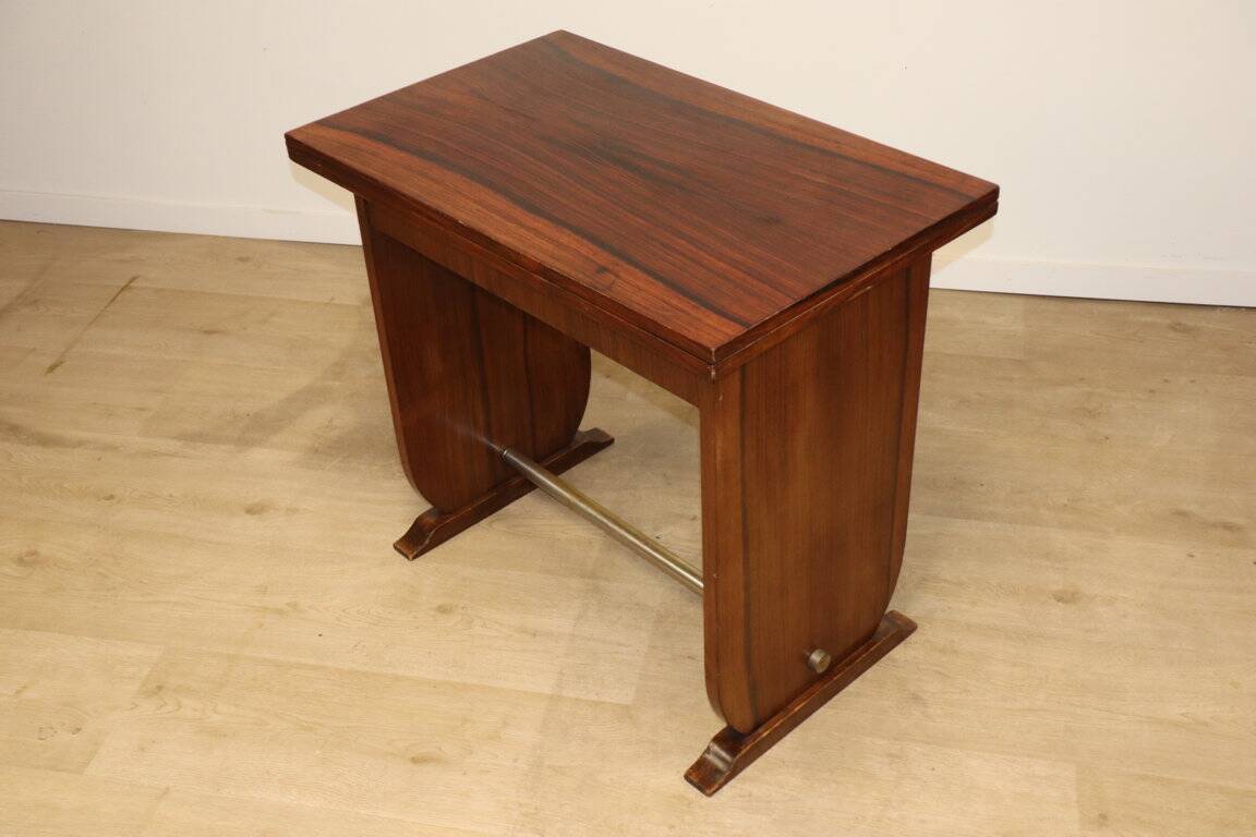 Art Deco "Portefeuille" table in rosewood - 1950