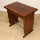 Table Art Déco "Portefeuille" en palissandre - 1950